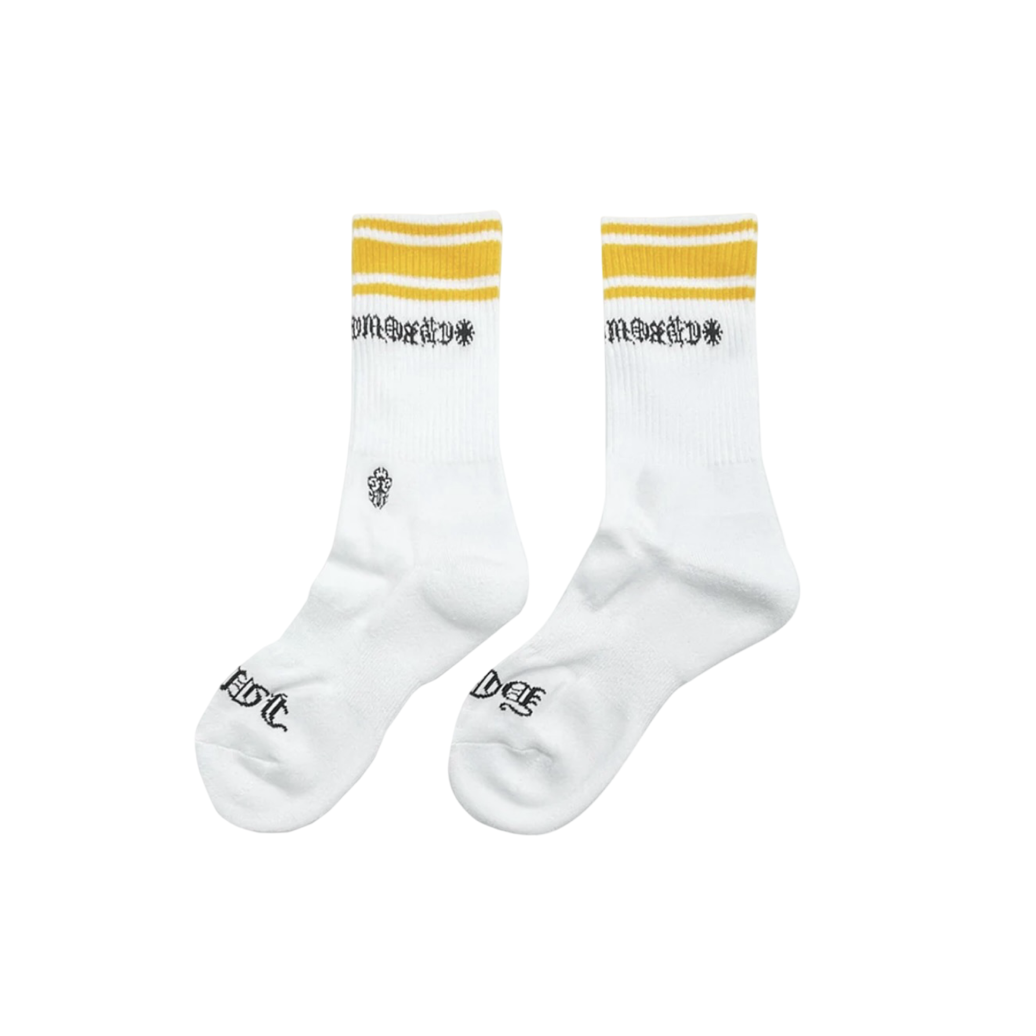 Chrome Hearts Sport Men Yellow/White Socks