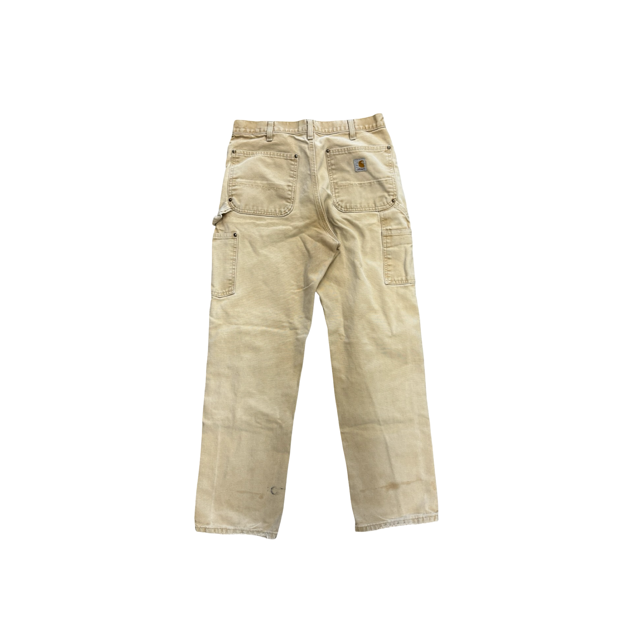 Carhartt Vintage Repaired  Double Knee Tan Pants