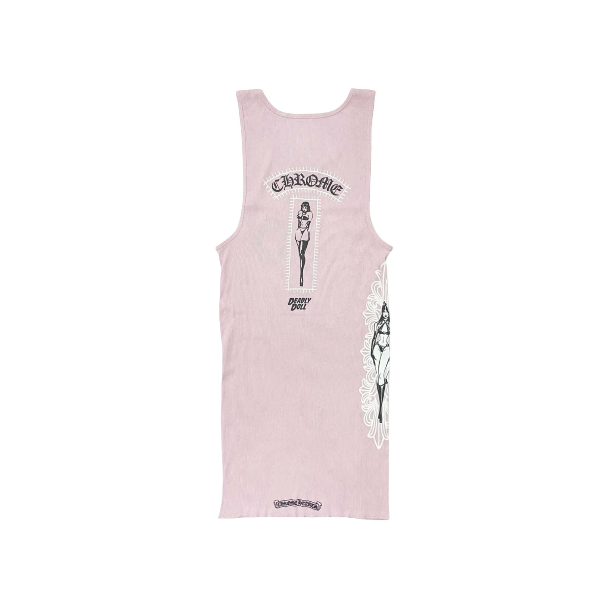 Chrome Hearts Art Basel Deadly Doll Tank Pink