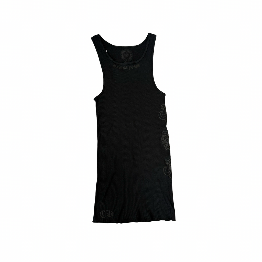 Chrome Hearts Cannes Exclusive Love You Tank Black/Black