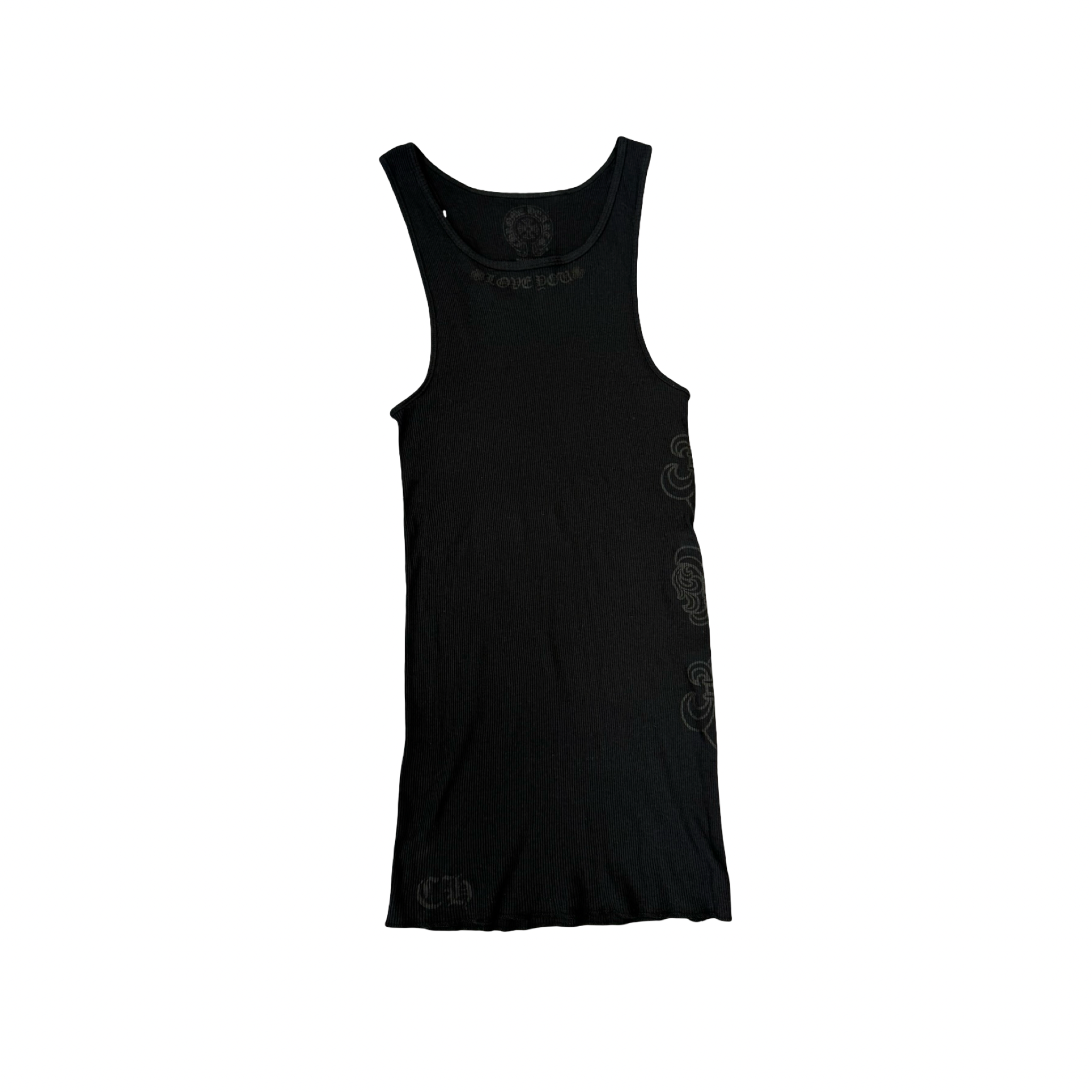 Chrome Hearts Cannes Exclusive Love You Tank Black/Black