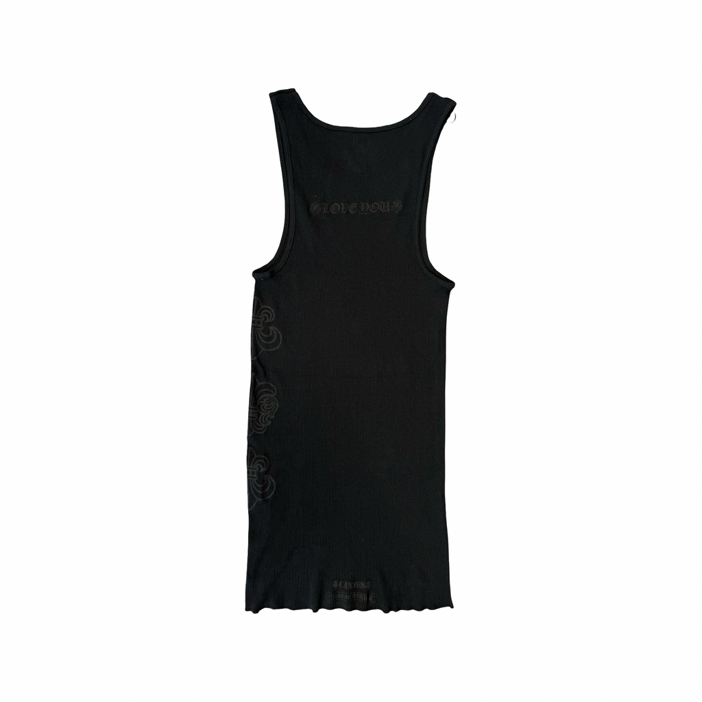 Chrome Hearts Cannes Exclusive Love You Tank Black/Black