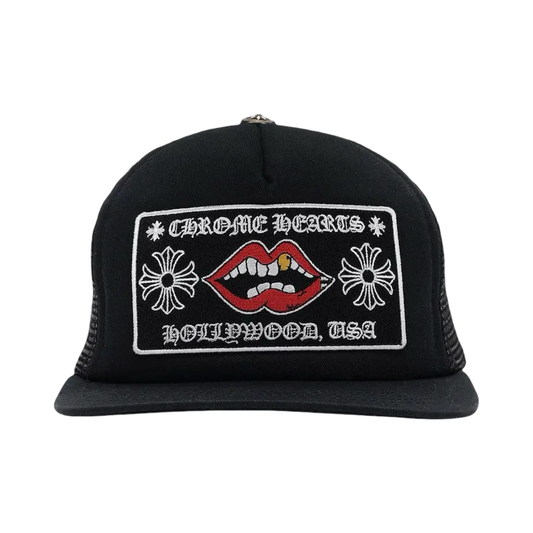 Chrome Hearts Matty Boy Hollywood Chomper Trucker Black