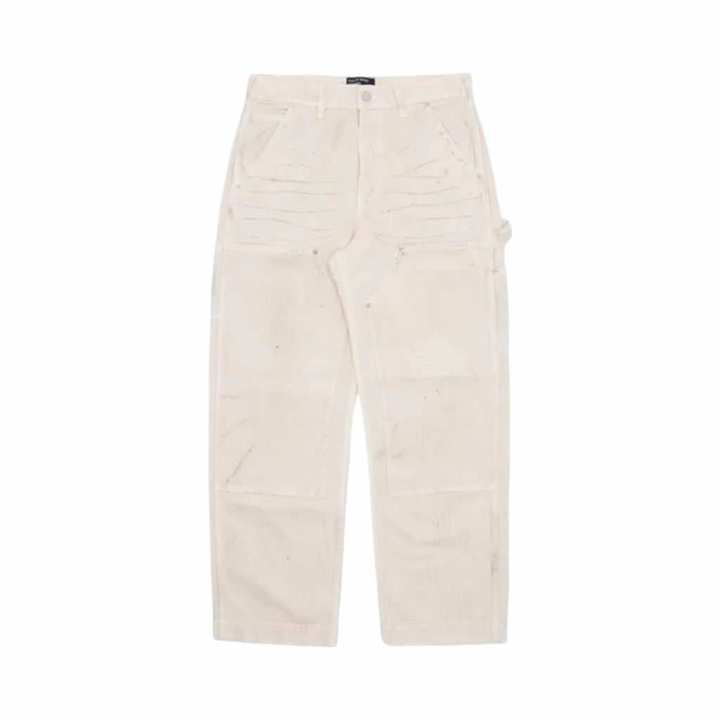 Enfants Riches Déprimés Herringbone Painter Pants Off White