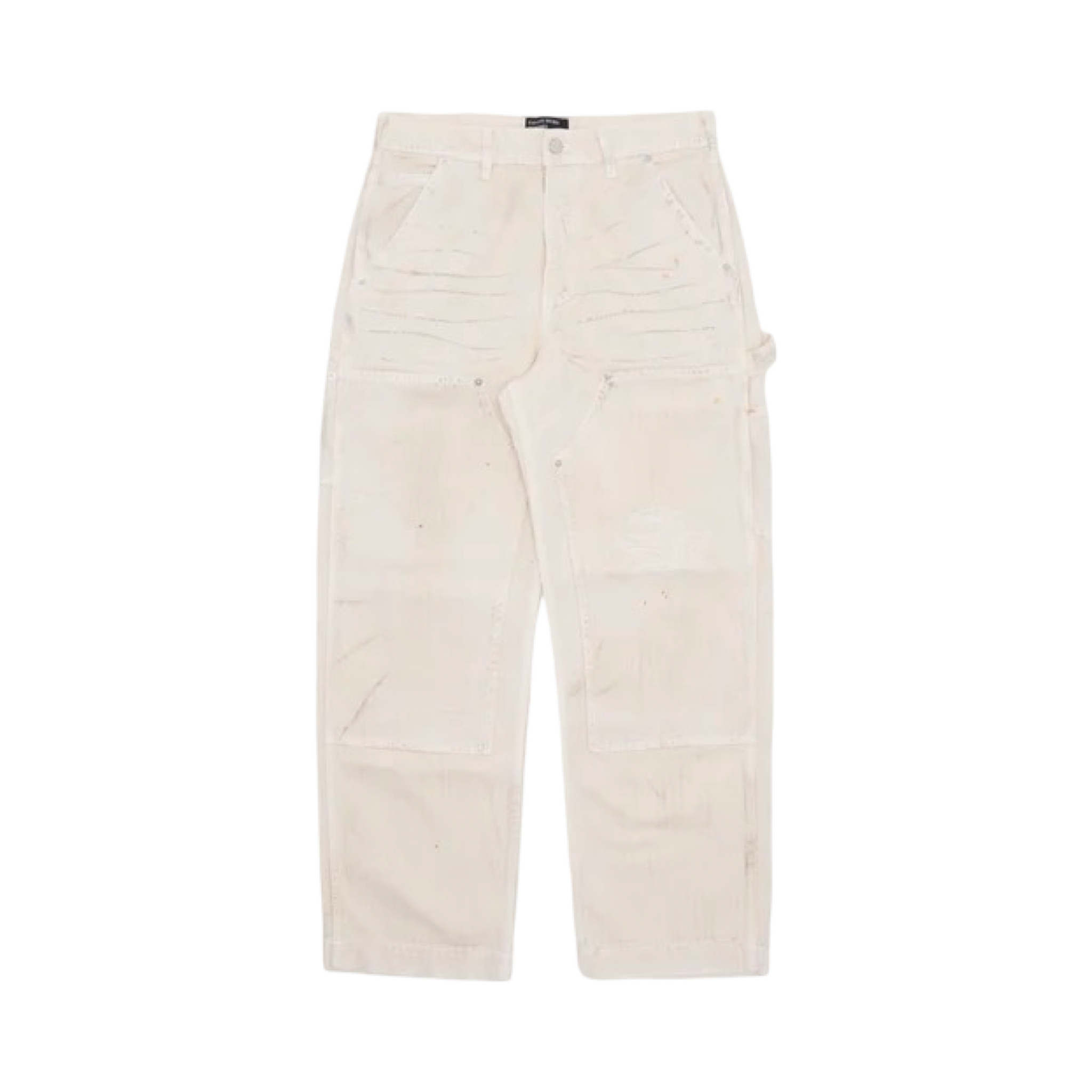 Enfants Riches Déprimés Herringbone Painter Pants Off White