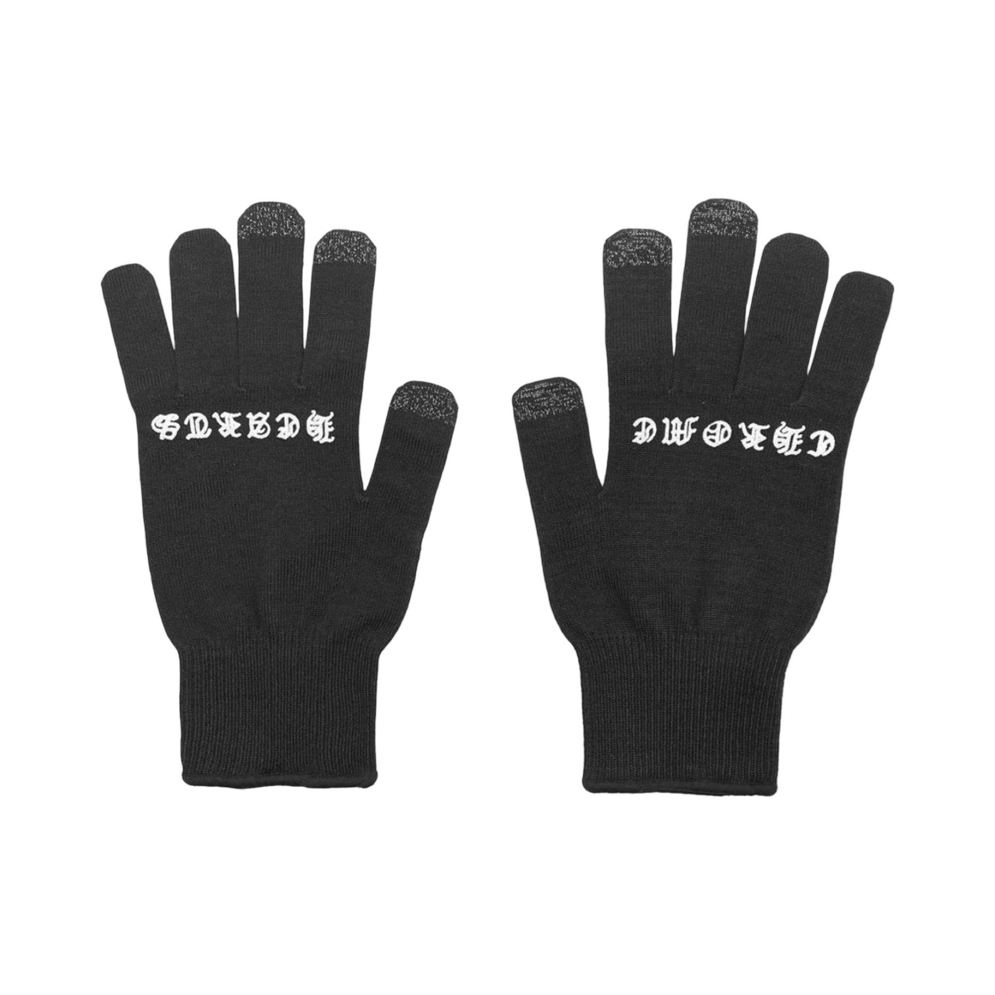 Chrome Hearts Black Worker Gloves