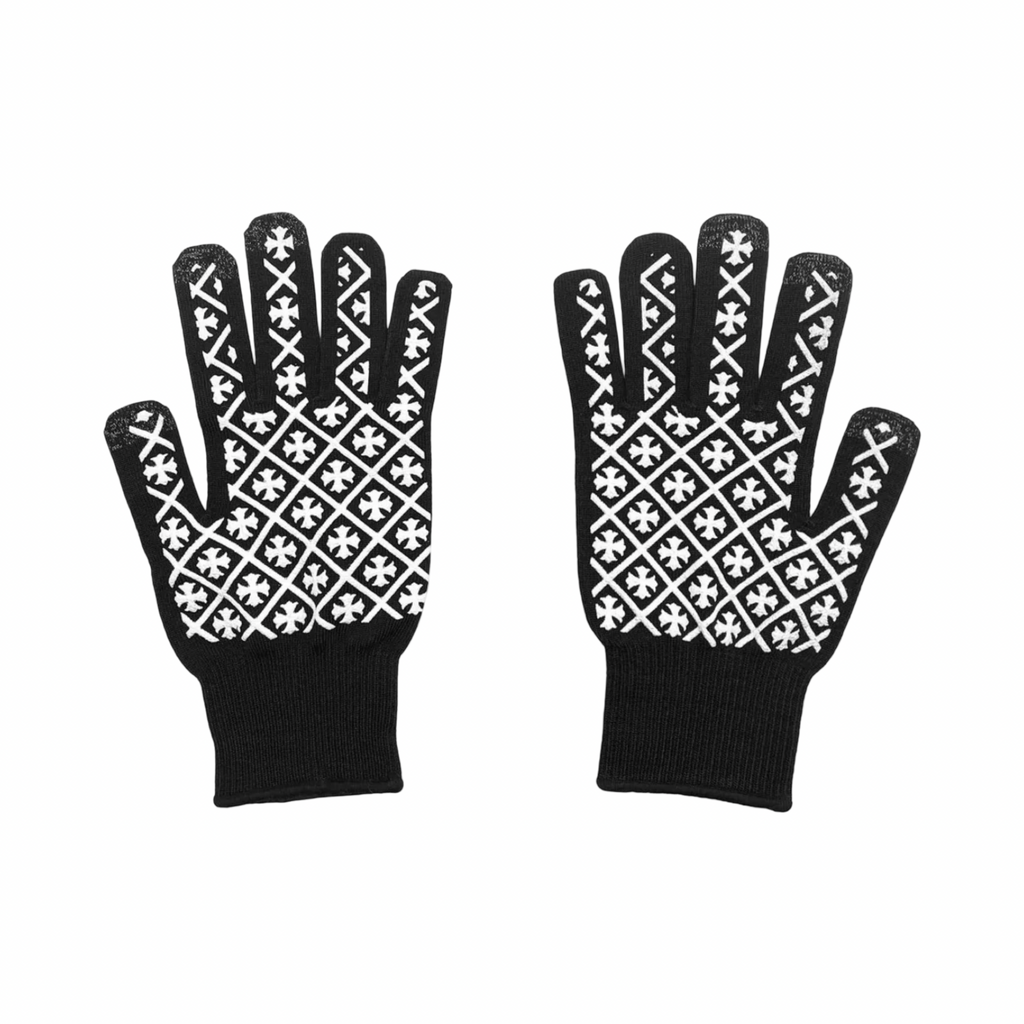 Chrome Hearts Black Worker Gloves