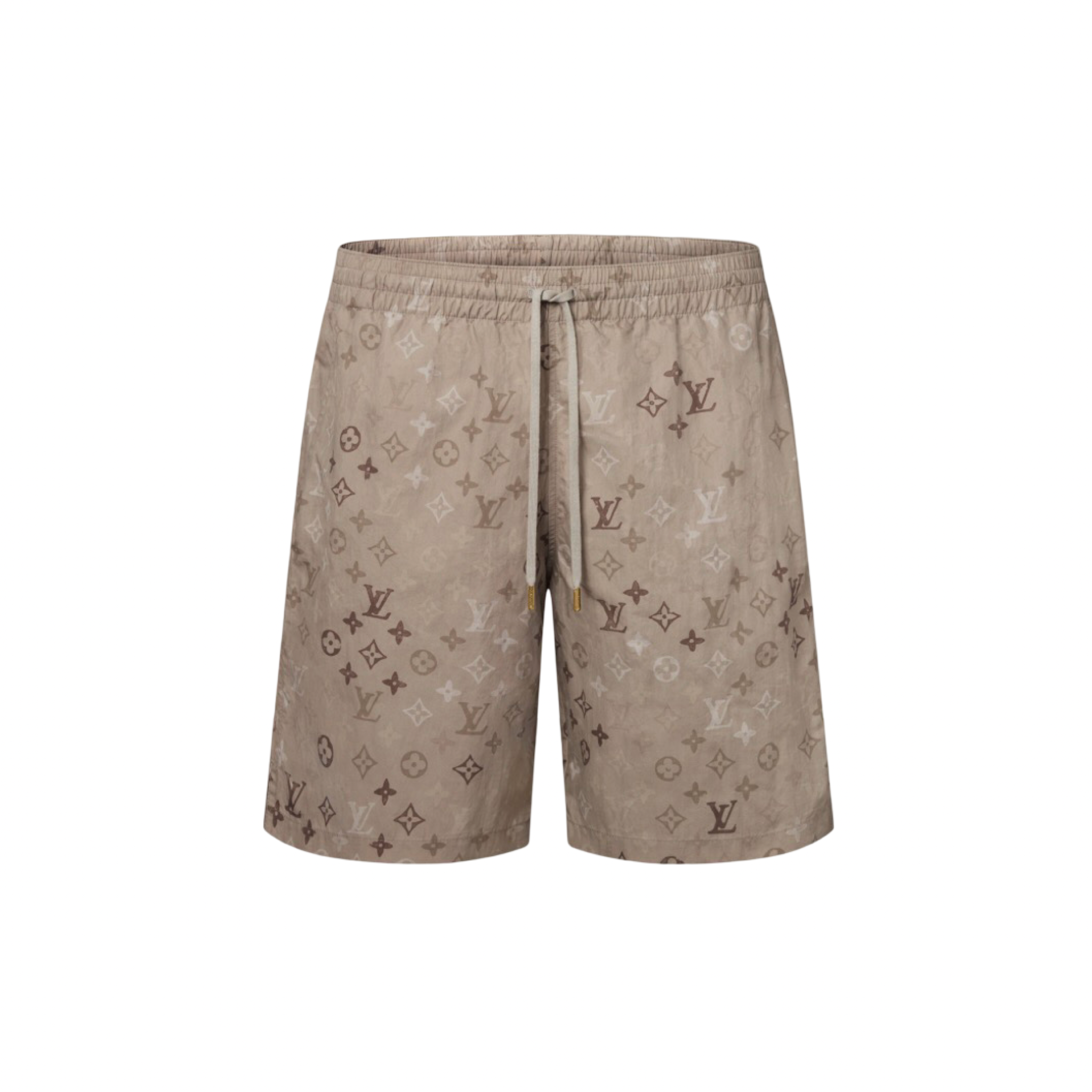 Louis Vuitton Monogram Nylon Swim Shorts Beige