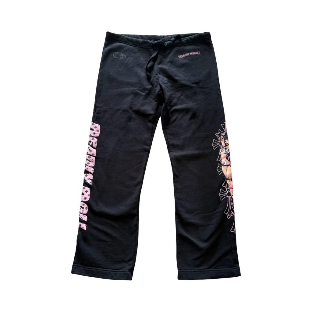 Chrome Hearts Black Deadly Doll Sweats