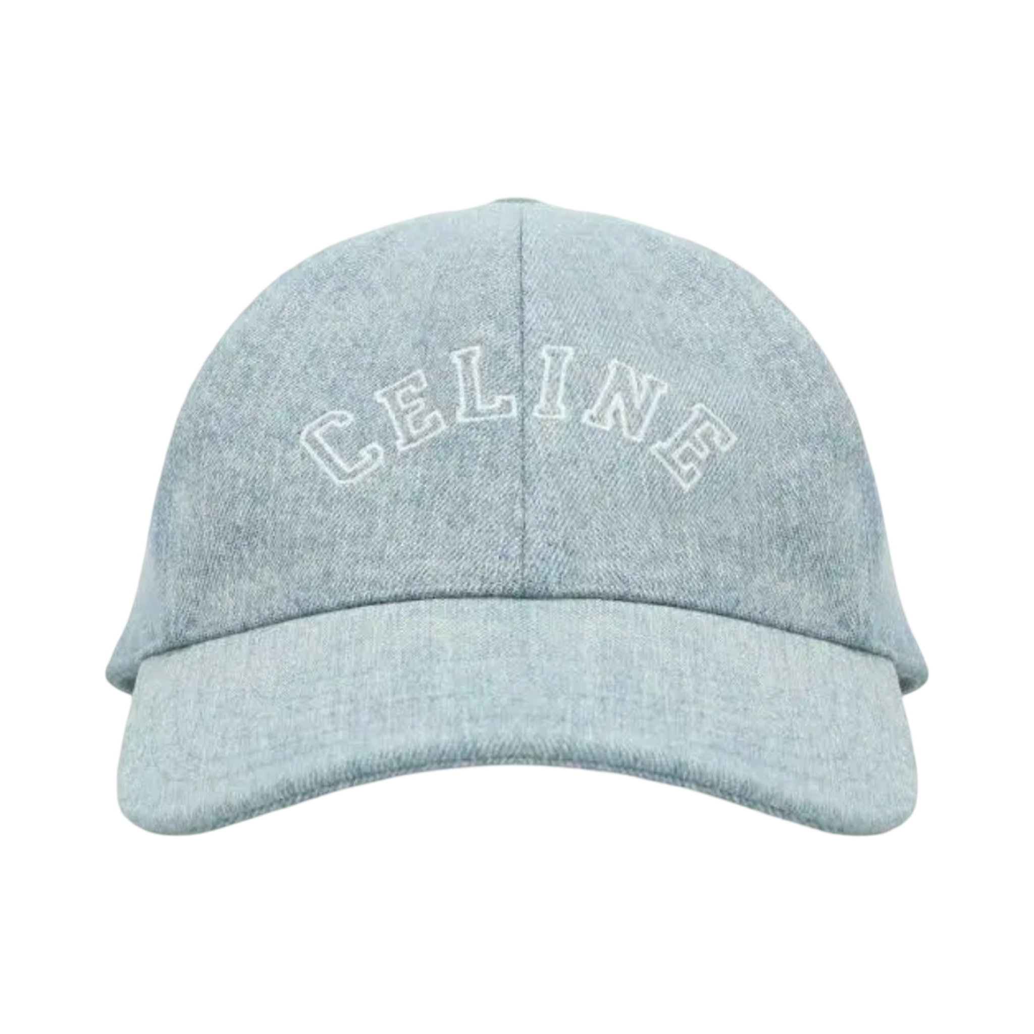 Celine Logo Denim Baseball Cap