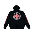 Chrome Hearts Made In Hollywood Red Plus Cross Zip Up Black