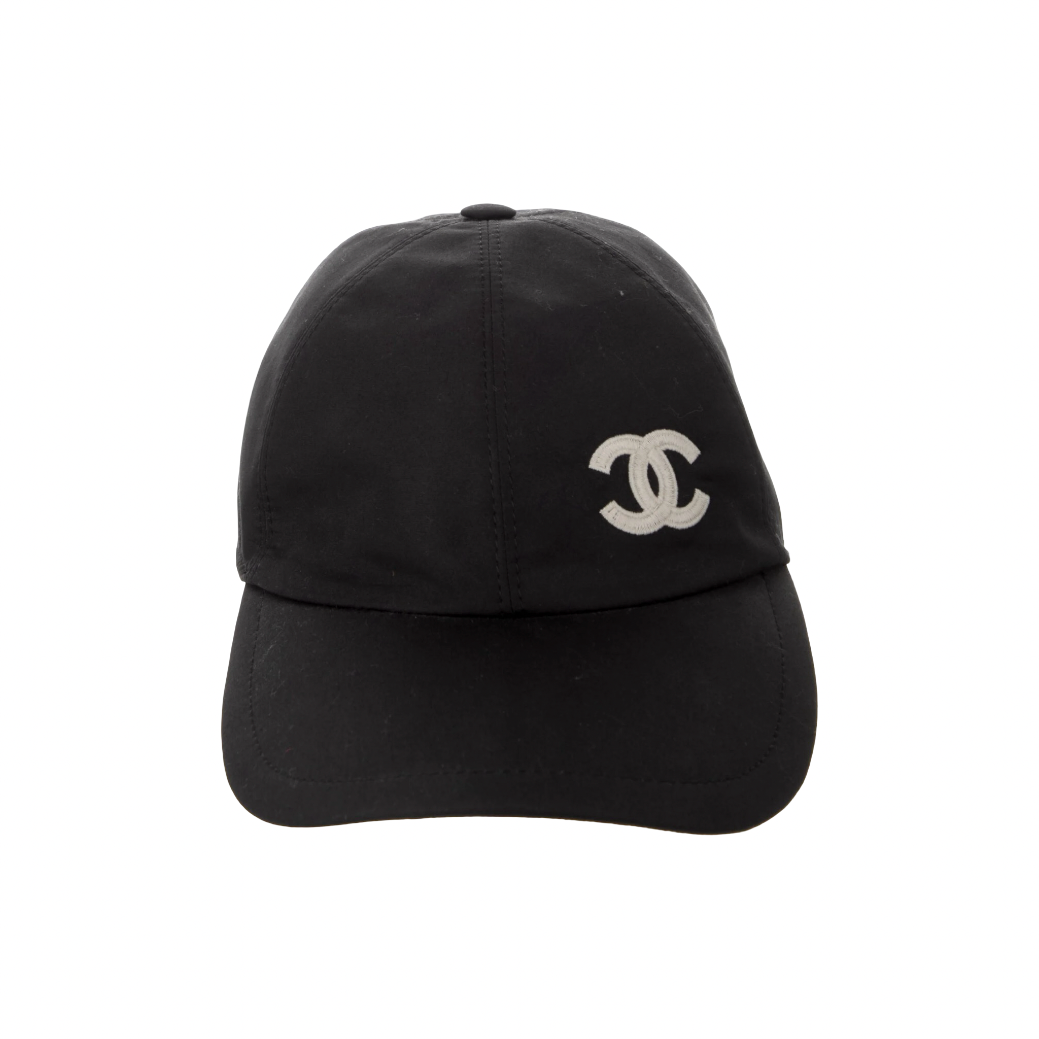 Chanel CC Logo  Baseball Cap Black