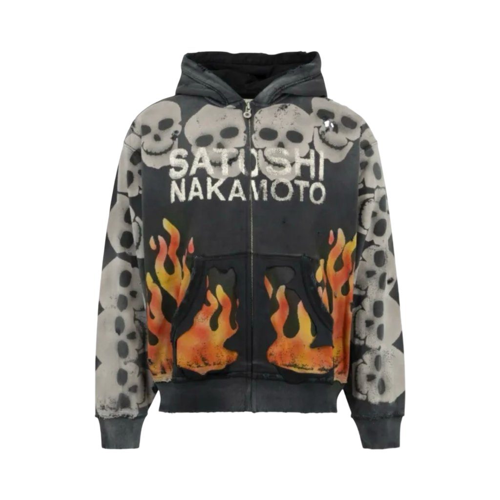 Satoshi Nakamoto Lost Boys Zip Up Black