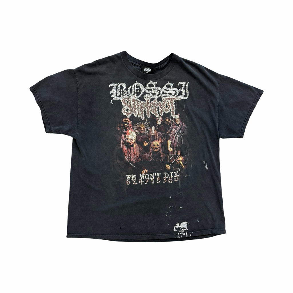 BOSSI Vintage SlipKnot Tour Tee Washed Grey