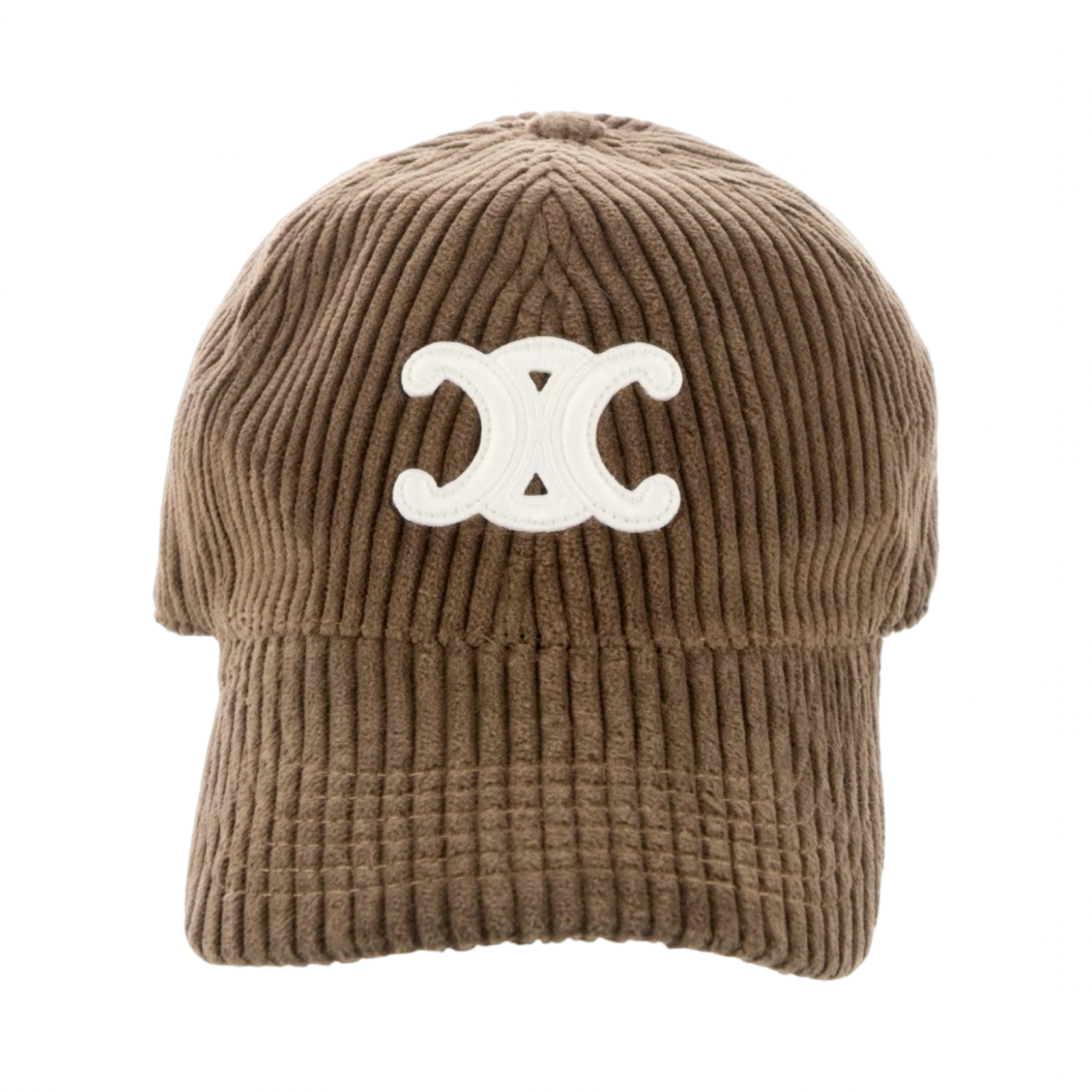 Celine Triomphe Corduroy Baseball Cap