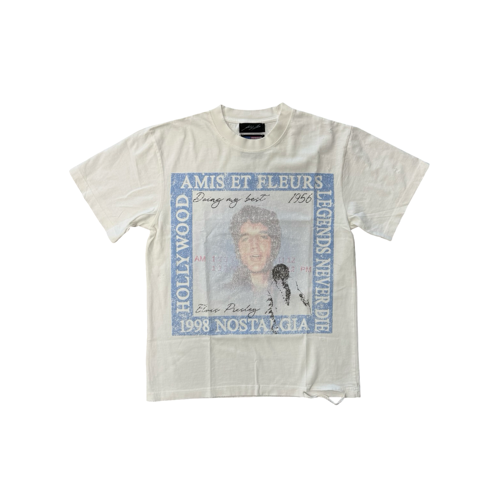 Amis Et Fleurs Legends Never Tee White