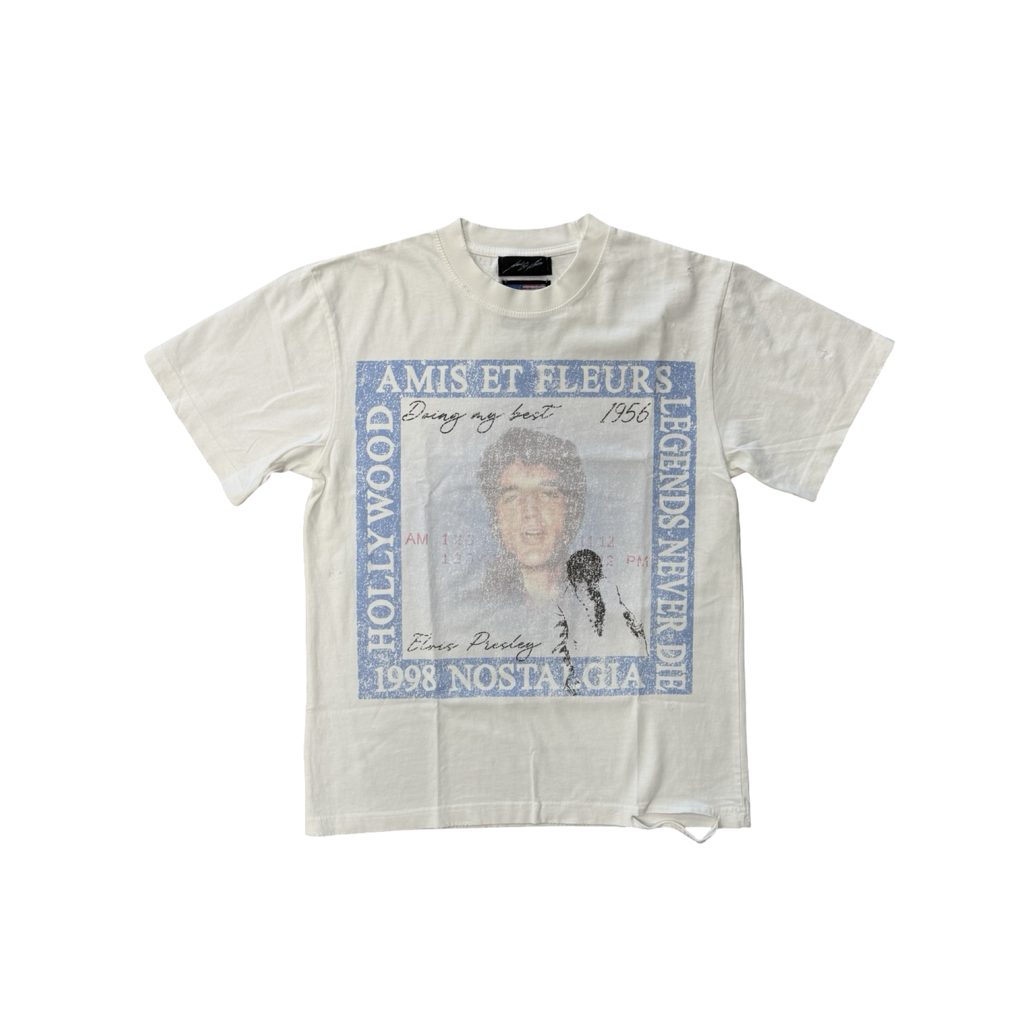 Amis Et Fleurs Legends Never Tee White