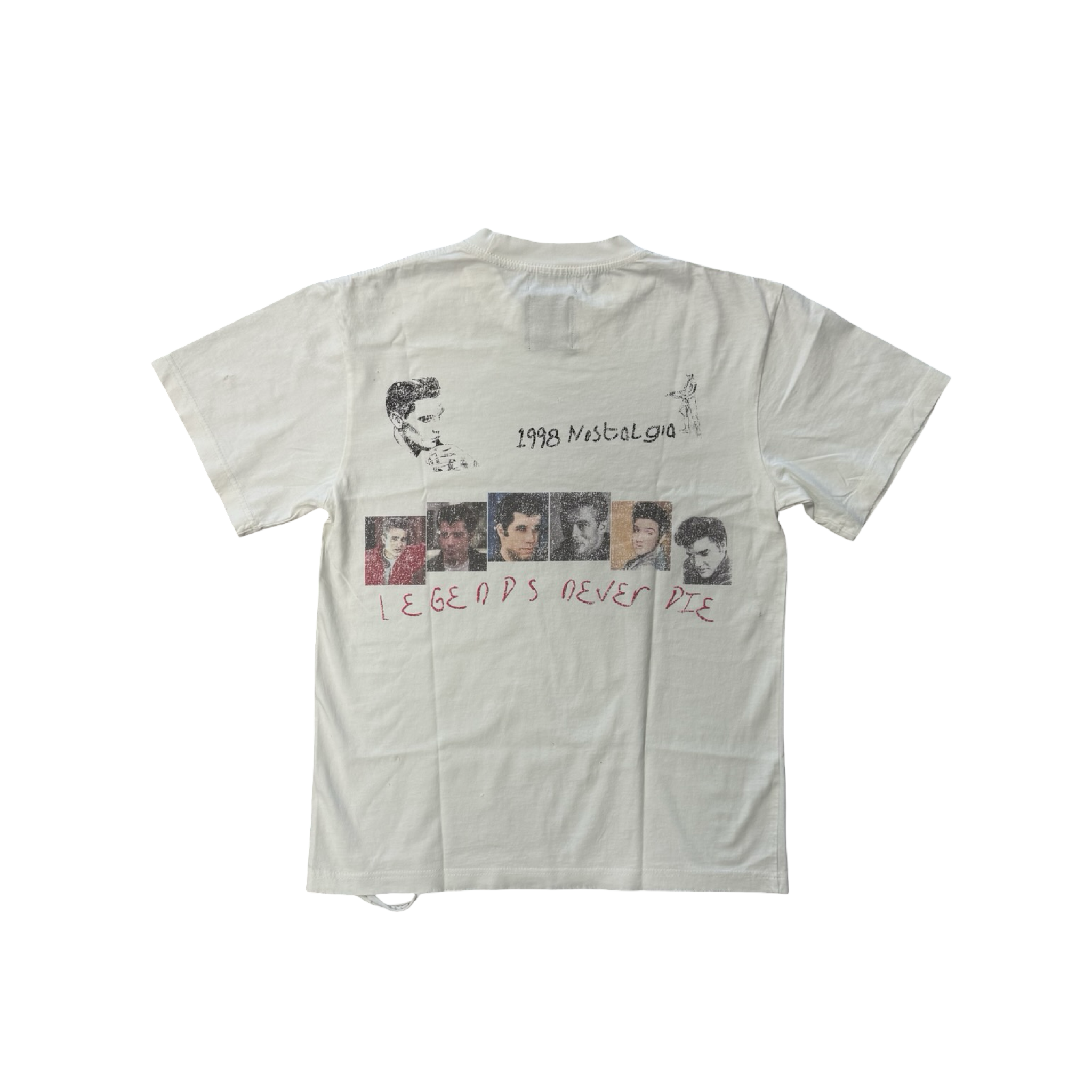 Amis Et Fleurs Legends Never Tee White