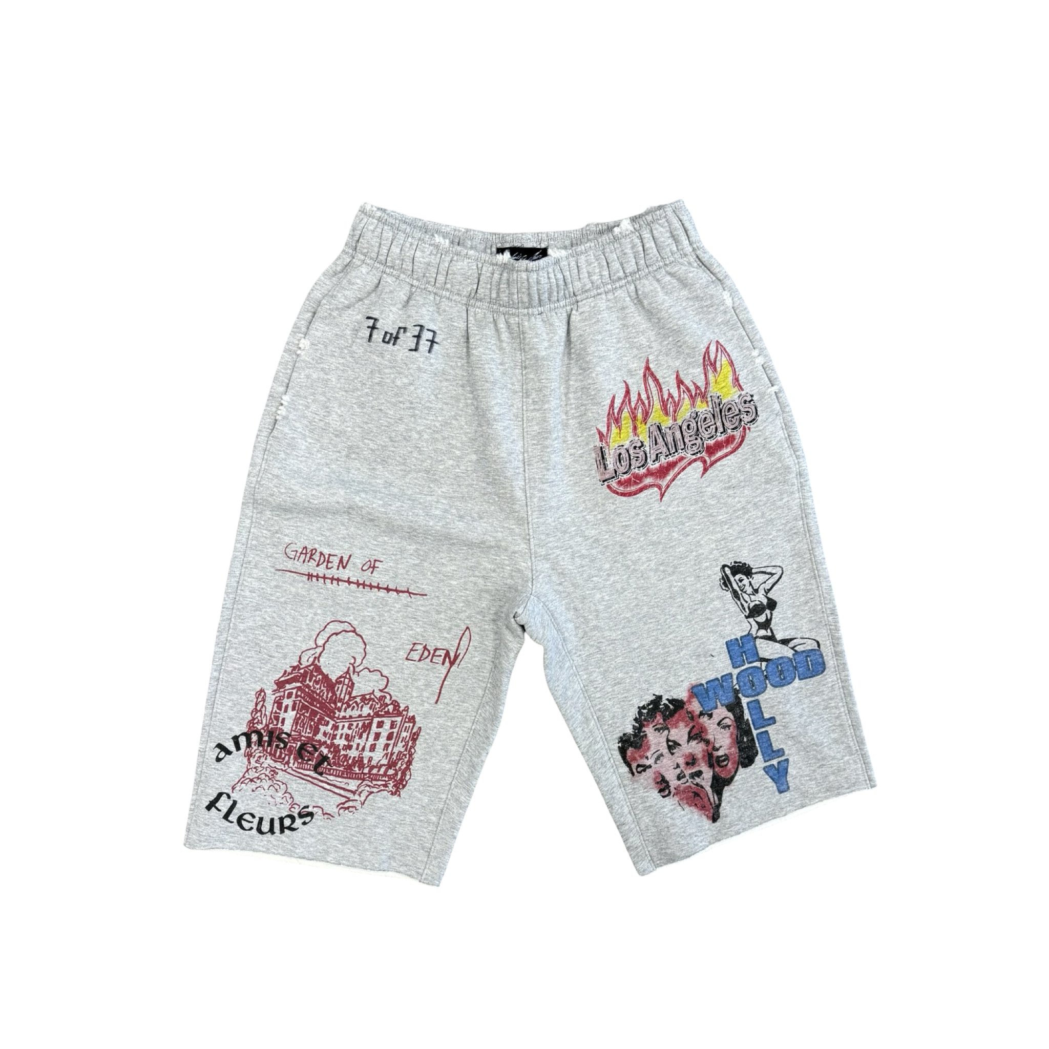 Amis Et Fleurs West Hollywood Sweat Shorts