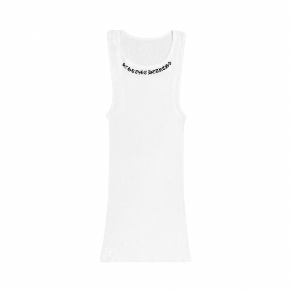 Chrome Hearts Neck Logo Tank White/Black
