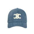 Celine Triomphe Denim Baseball Cap