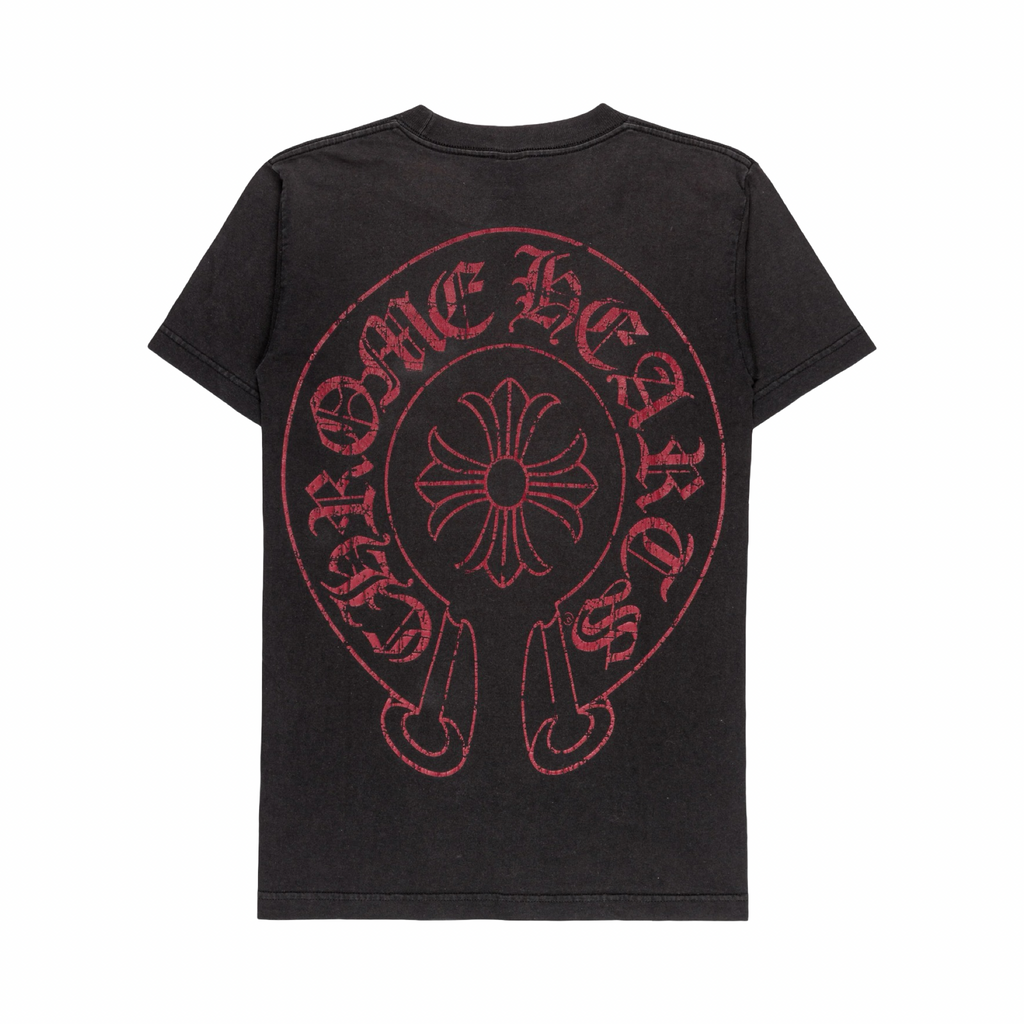 Chrome Hearts Vintage Horseshoe Vintage Pocket Tee Black
