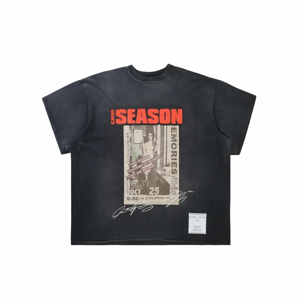 Happy Memories Don't Die Hidden Season Black Tee