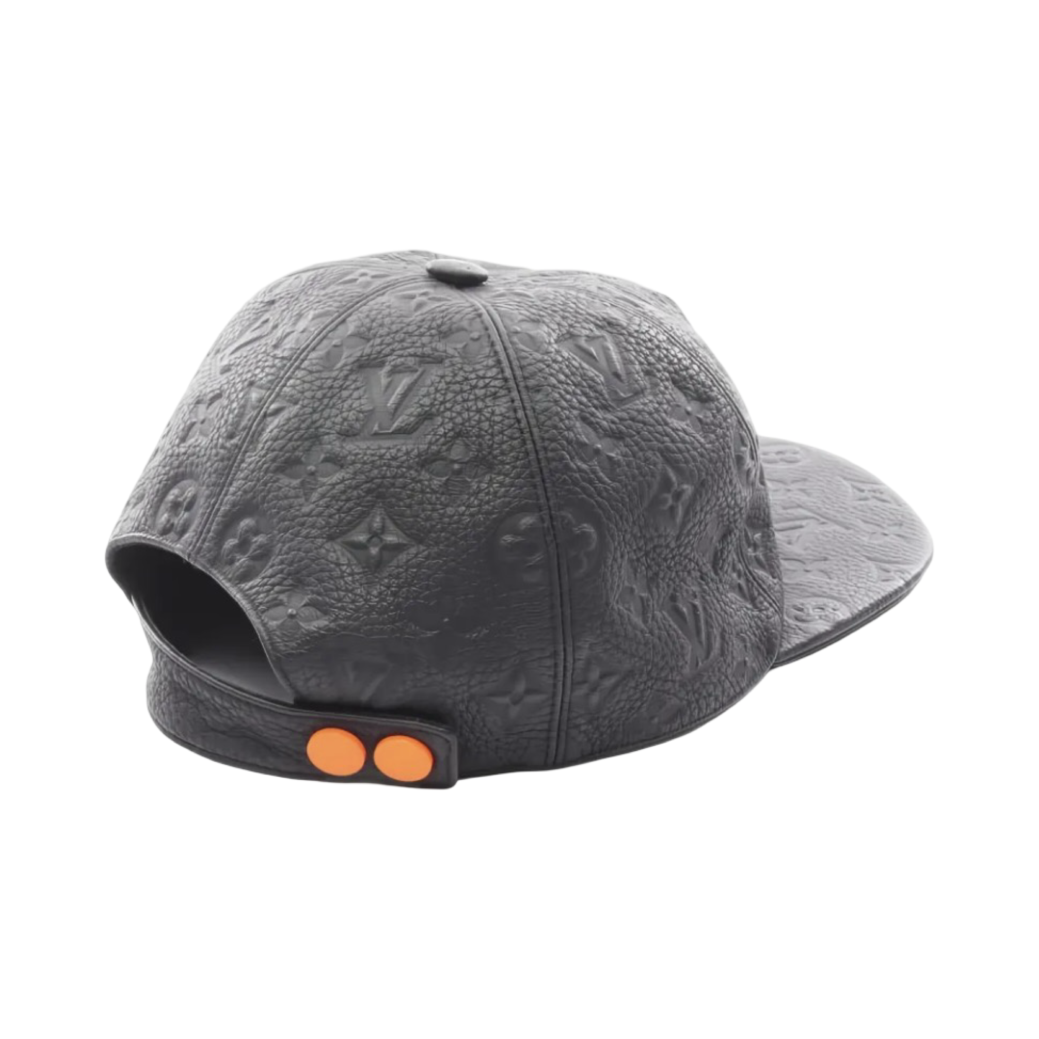 Louis Vuitton Monogram Leather Black Hat