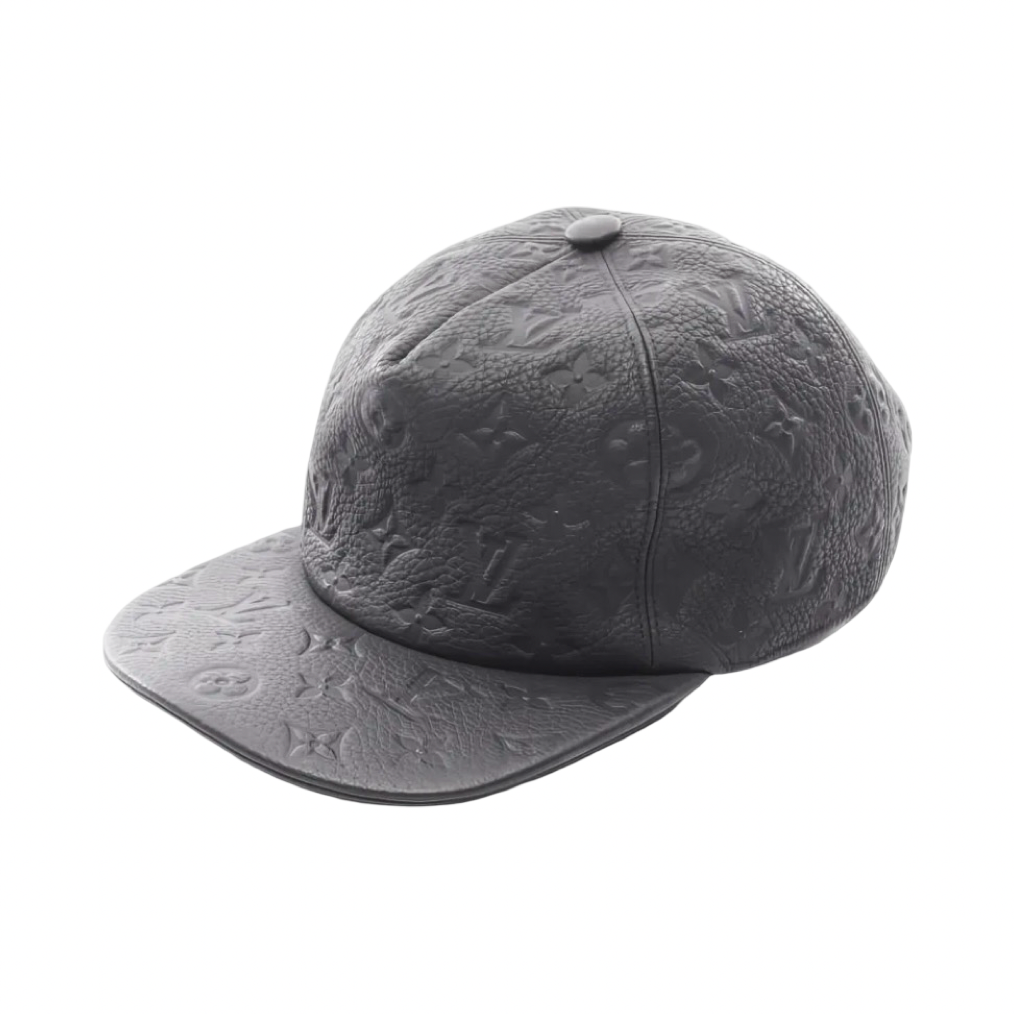 Louis Vuitton Monogram Leather Black Hat