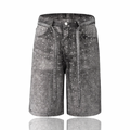 Attere Rhinestone Rodeo Jorts Black