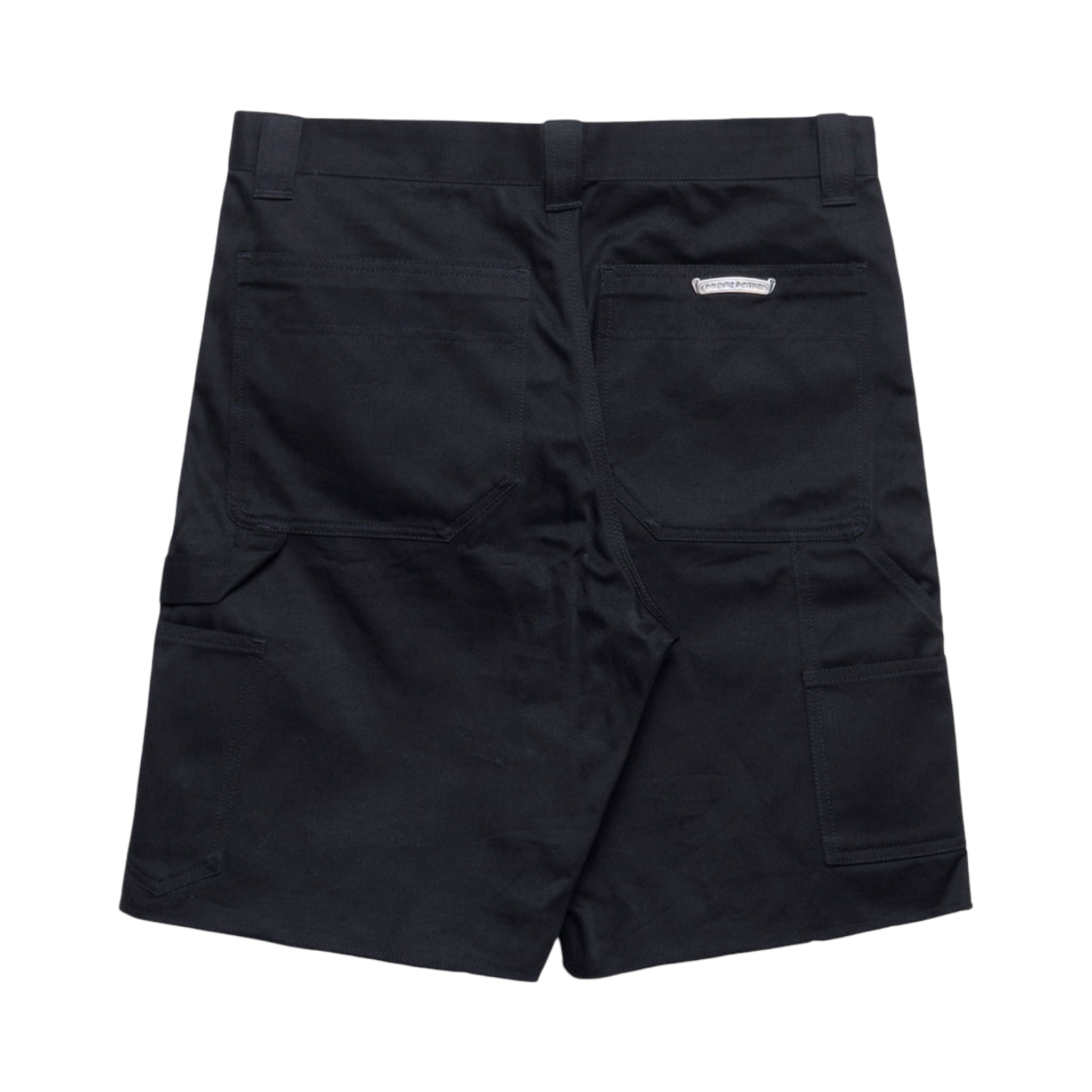 Chrome Hearts Double Knee Carpenter Shorts Black
