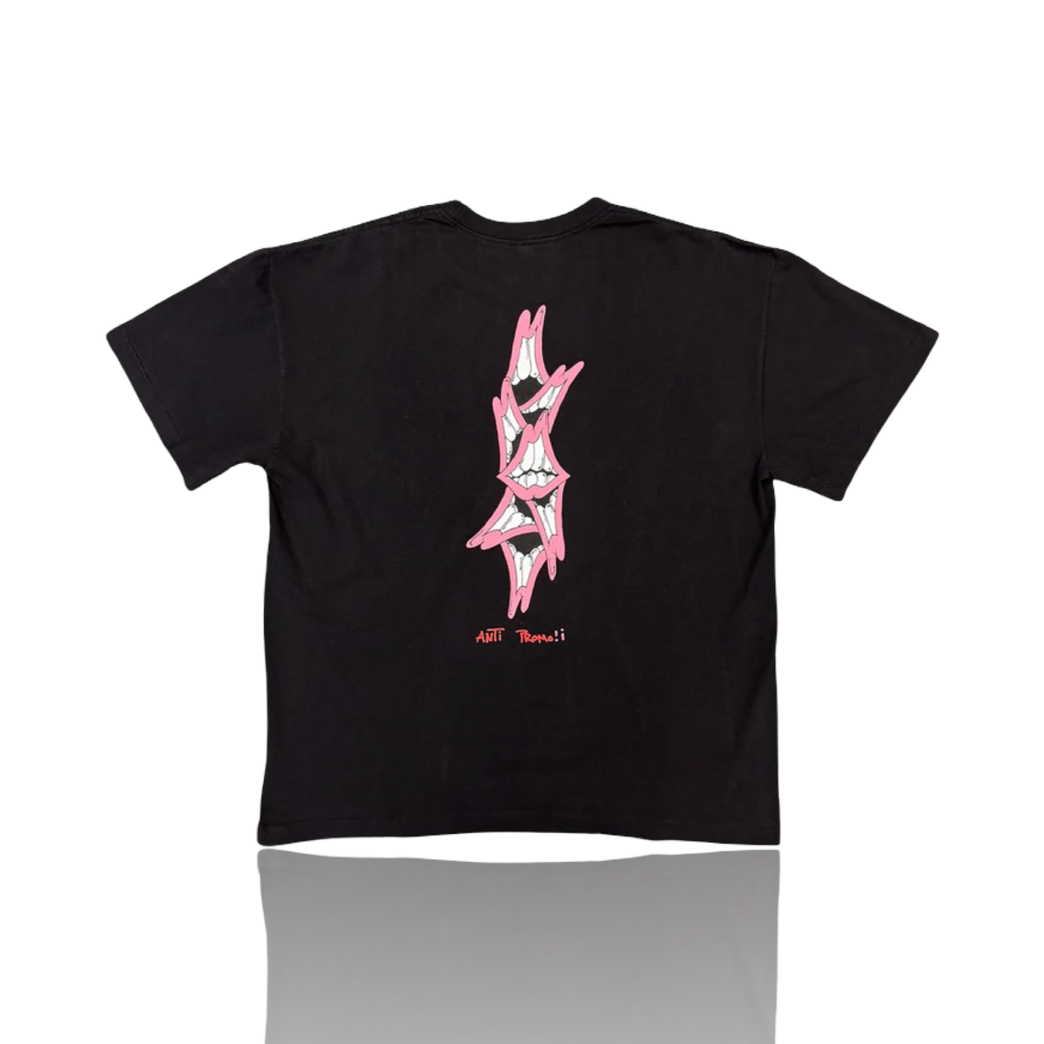 Anti Promo Matty Boy Pink Lips Tee Black