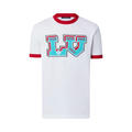 Louis Vuitton Intarsia Ringer Tee White/Red