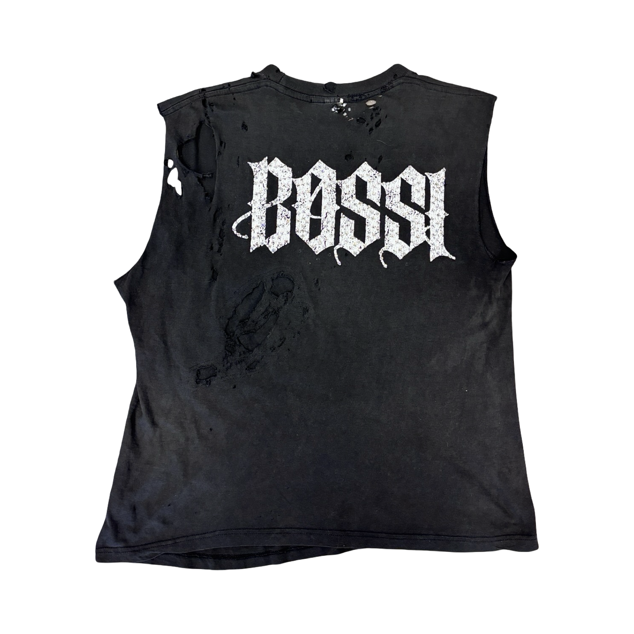 BOSSI Vintage Harley Davidson Cutoff Black