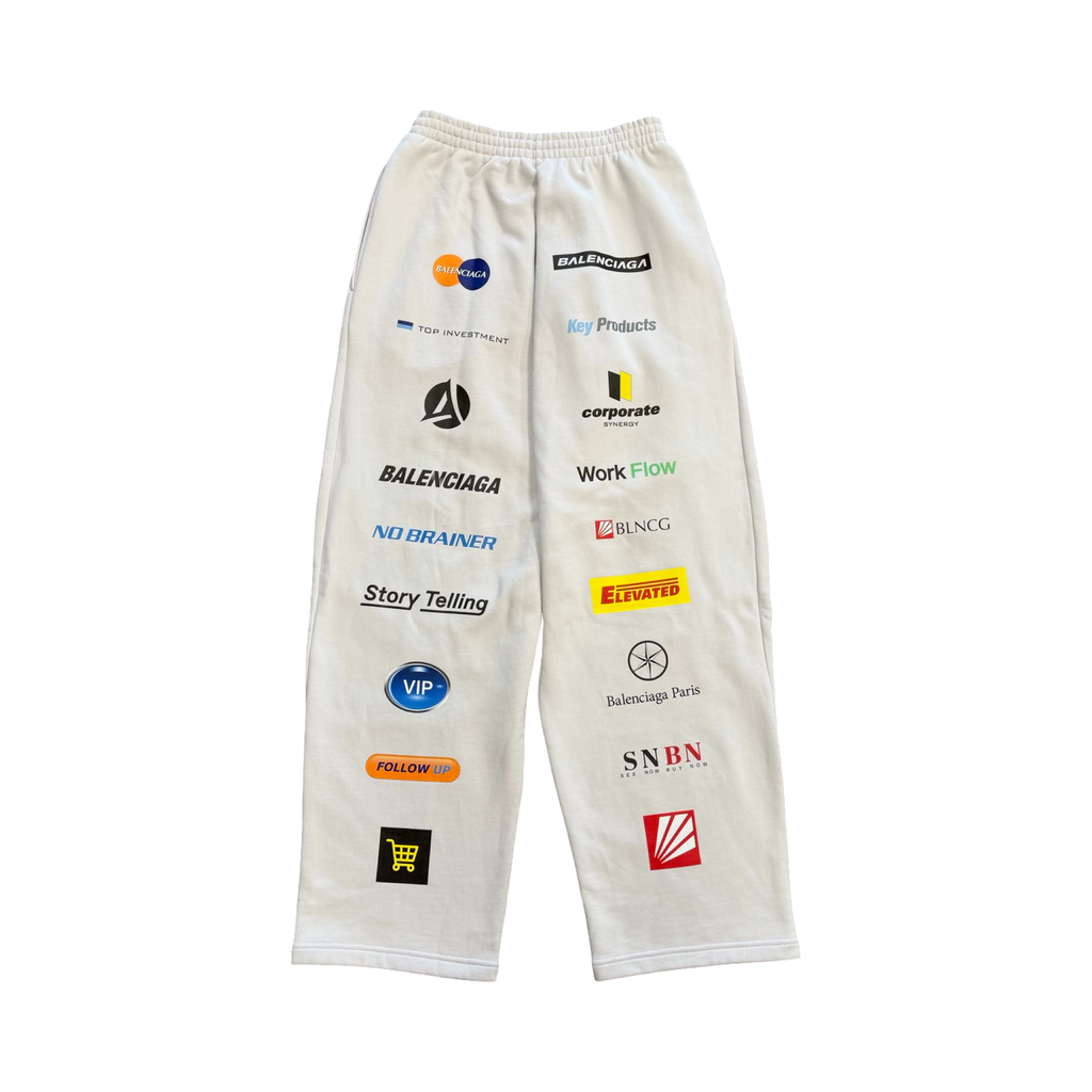 Balenciaga Baggy Sweatpants Light Grey