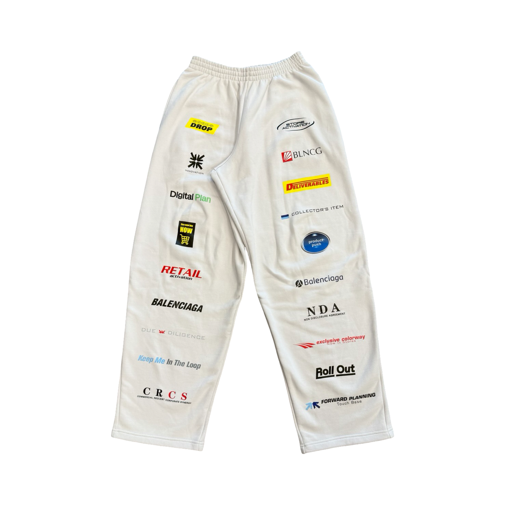 Balenciaga Baggy Sweatpants Light Grey