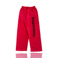 Balenciaga Stencil Sweatpants Red