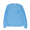 Chrome Hearts Blue Miami Horseshoe Logo Longsleeve