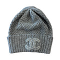 Chanel Cashmere CC Beanie Grey