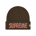 Supreme New Era Action  Beanie Brown/Orange