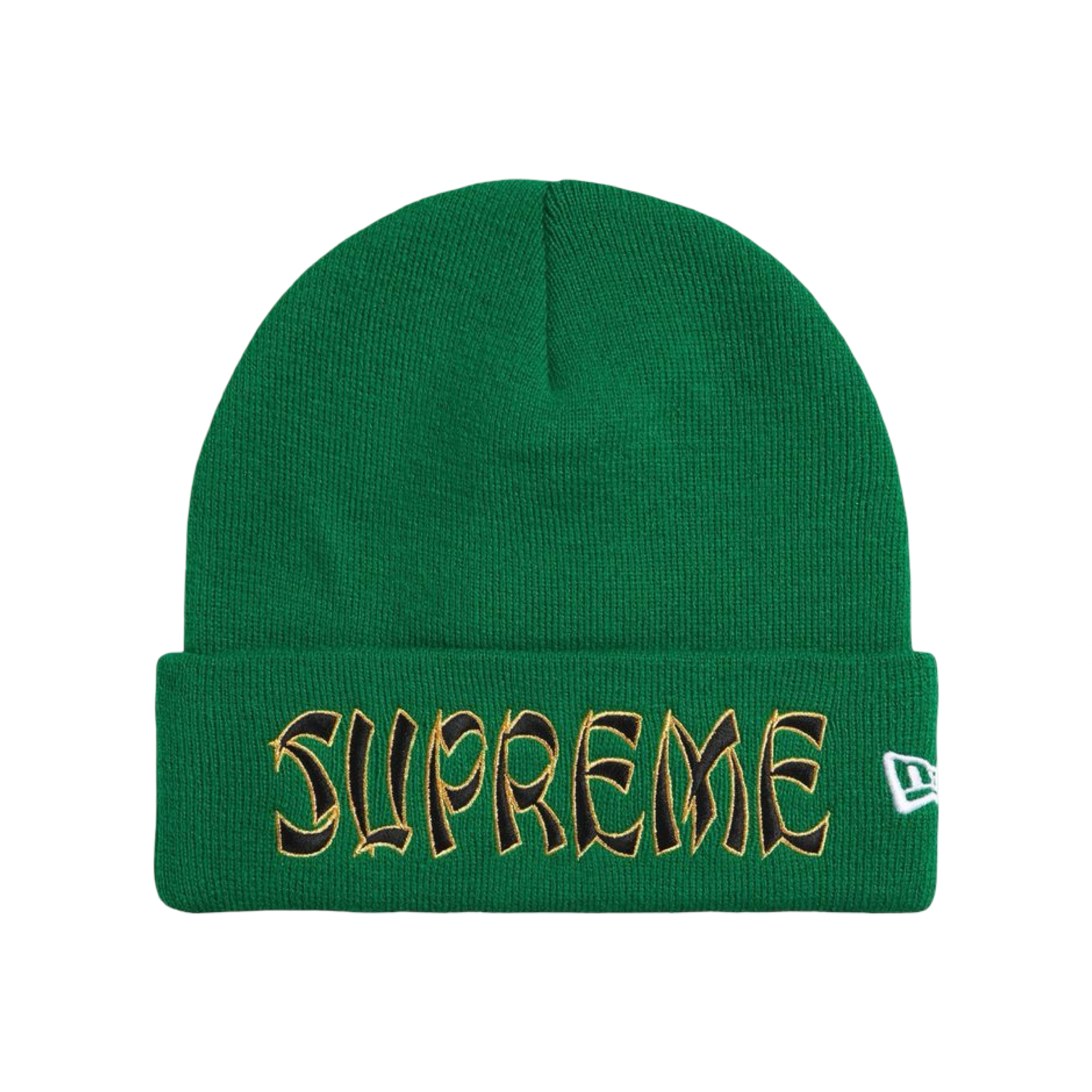 Supreme New Era Action  Beanie Green/Black