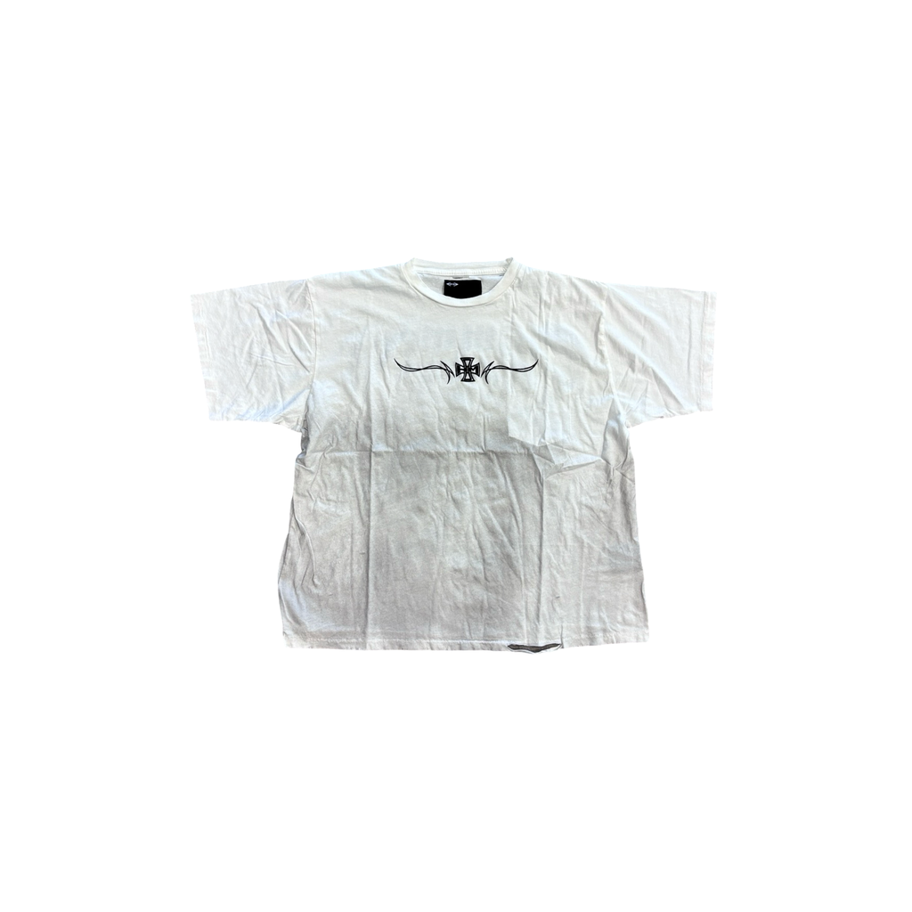 Happy Memories Don't Die Chimmers Ghost Pocket Tee White
