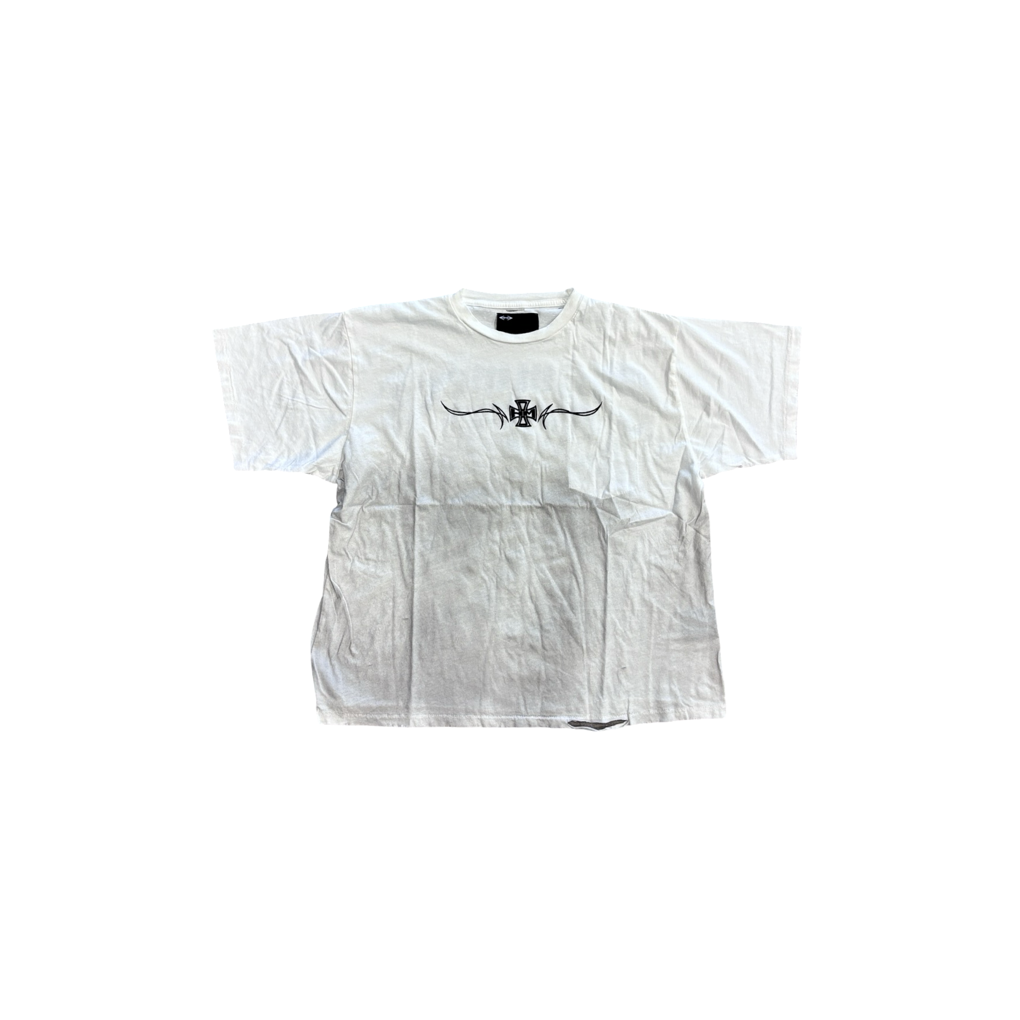 Happy Memories Don't Die Chimmers Ghost Pocket Tee White