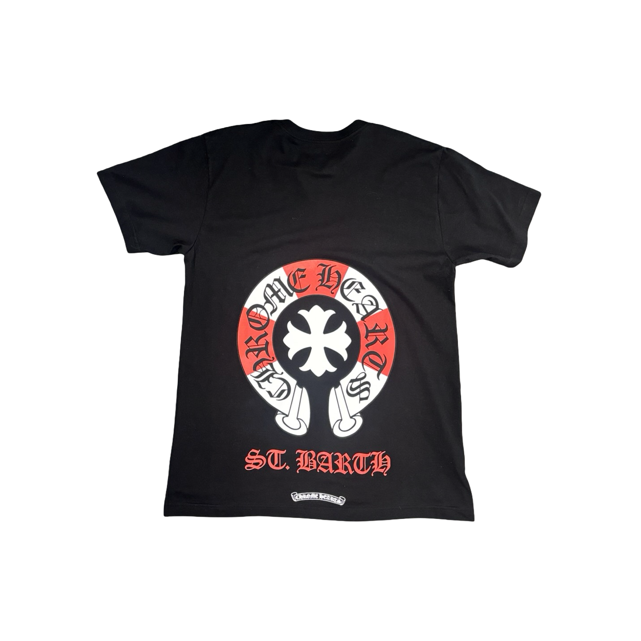 Chrome Hearts St Barths Inner Tube  Horseshoe Exclusive Tee Black/Red