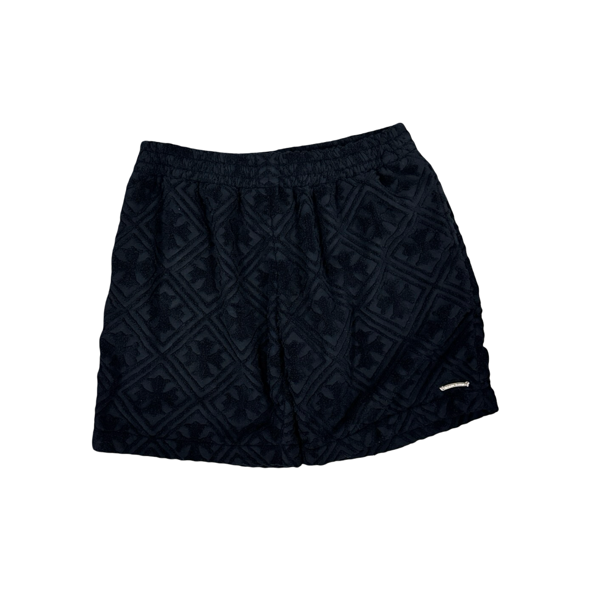 Chrome Hearts Towel Plus Cross Shorts Black