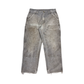 Carhartt Double Knee Repaired Distressed Grunged Grey