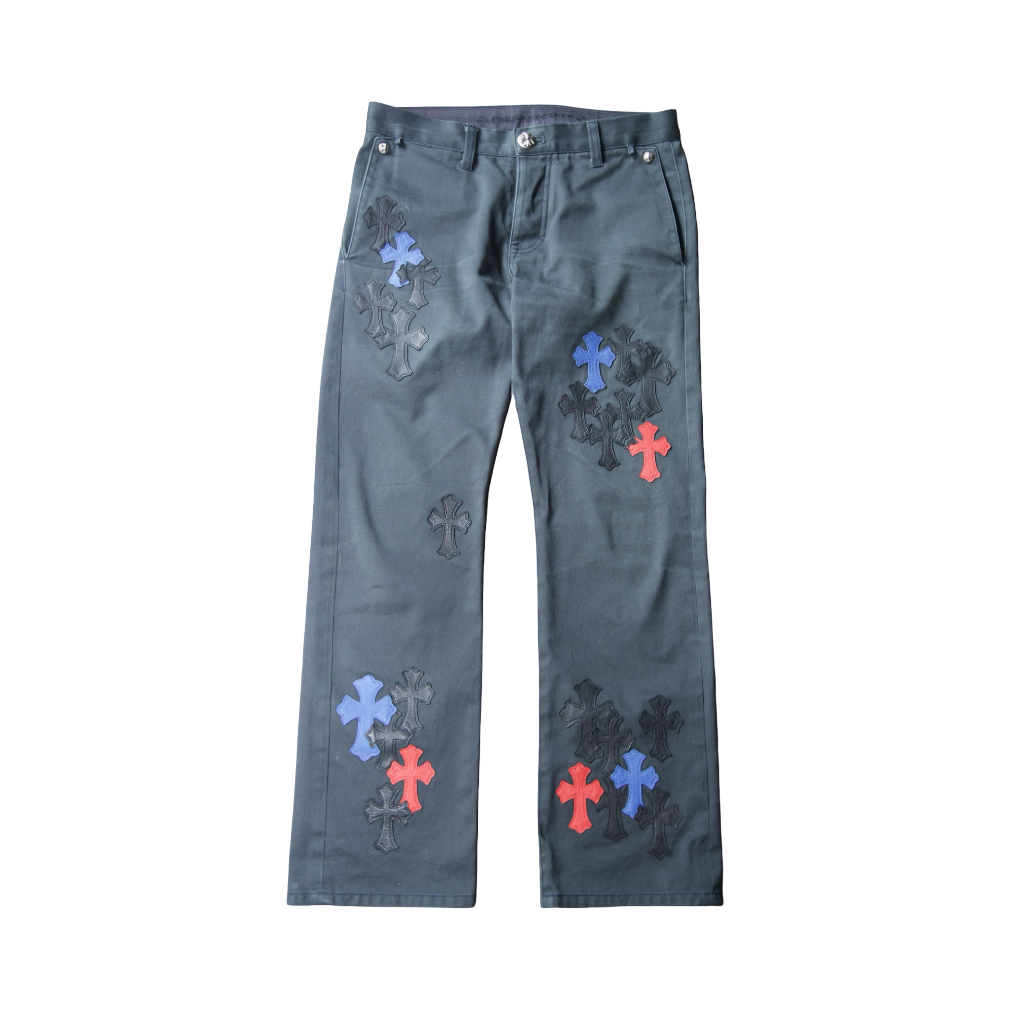 Chrome Hearts Multicolor Cross Patch Chino Pants