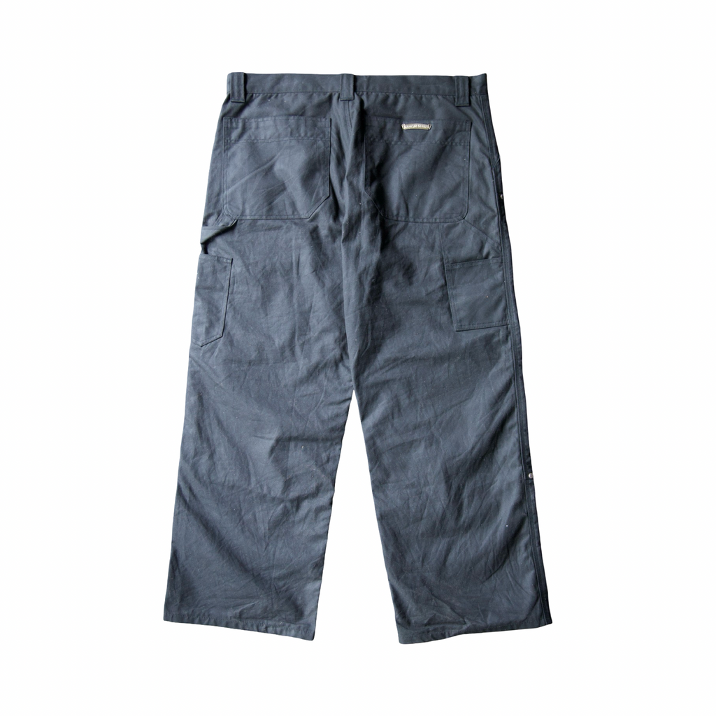 Chrome Hearts Double Knee Canvas Carpenter Pants Black