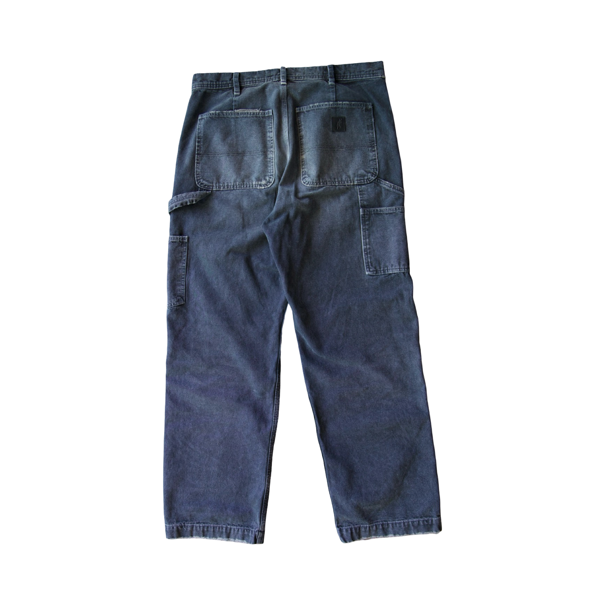 Enfants Riches Déprimés Faded Canvas Carpenters Pants Washed Black