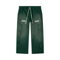 Satoshi Nakamoto Green Mesh Padded Pants